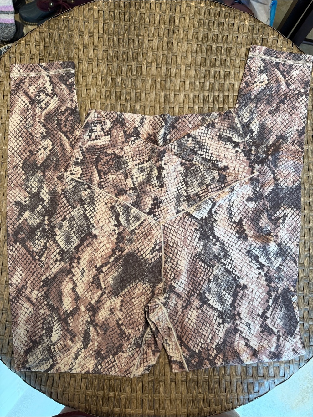 Womens Aerie Offline Snake Print Leggings
